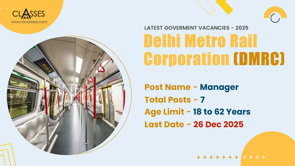 DMRC Manager and Assistant Manager (Offline) Recruitment 2025