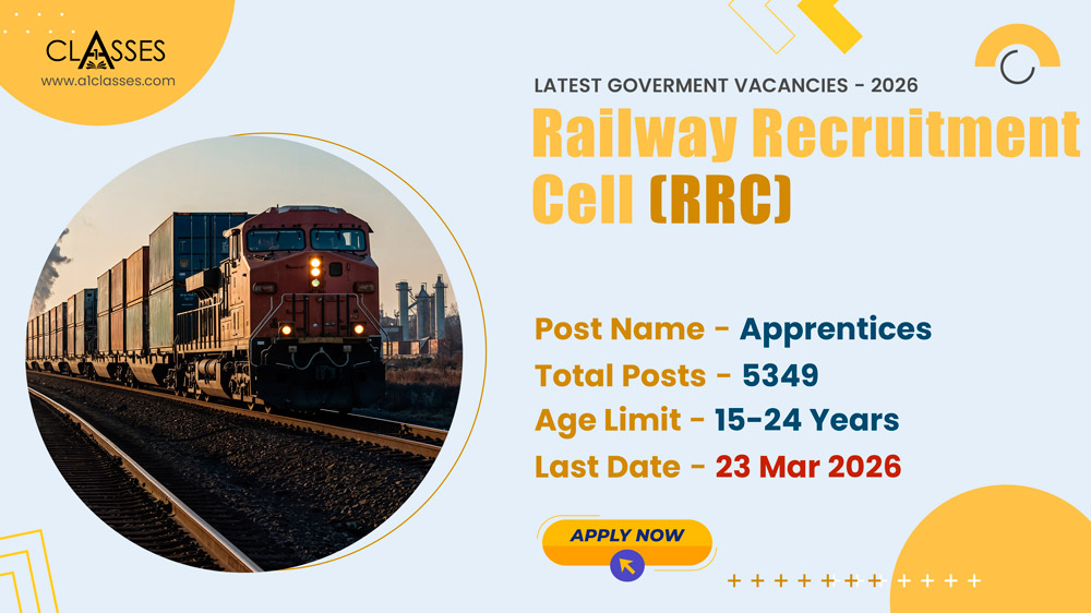 Railway Recruitment Cell (RRC) Apprentices Recruitment 2026 – 5349 Posts RRC Apprentices