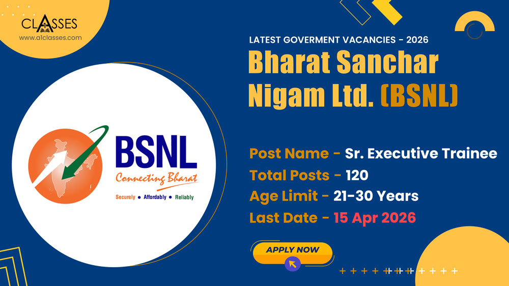 BSNL Senior Executive Trainee Recruitment 2026
