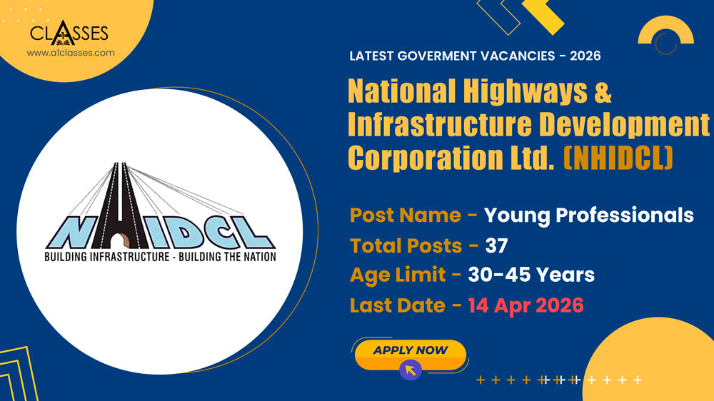 NHIDCL Young Professionals Recruitment 2026