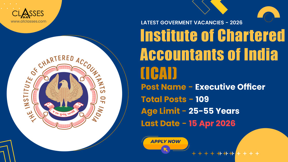 ICAI Executive Officer Recruitment 2026