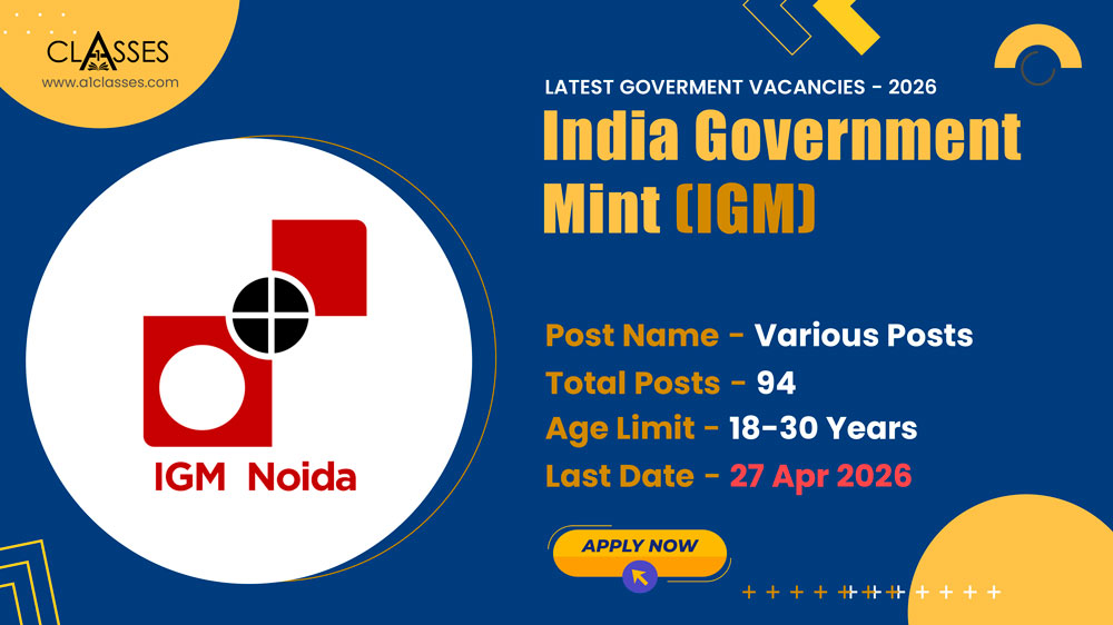 IGM Various Posts Recruitment 2026 – 94 Posts IGM Various Posts Recruitment 2026