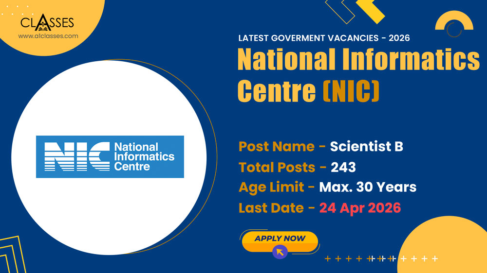 NIC Scientist B Recruitment 2026