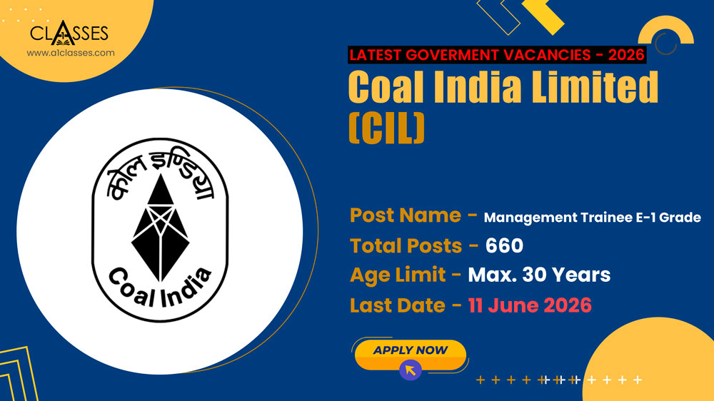 CIL Management Trainee in E-1 Grade Recruitment 2026
