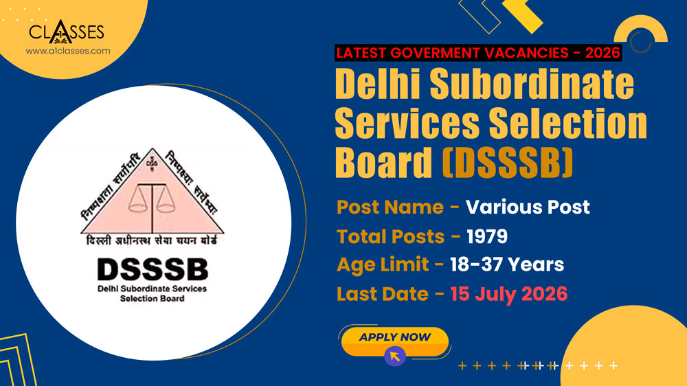 DSSSB Recruitment 2026