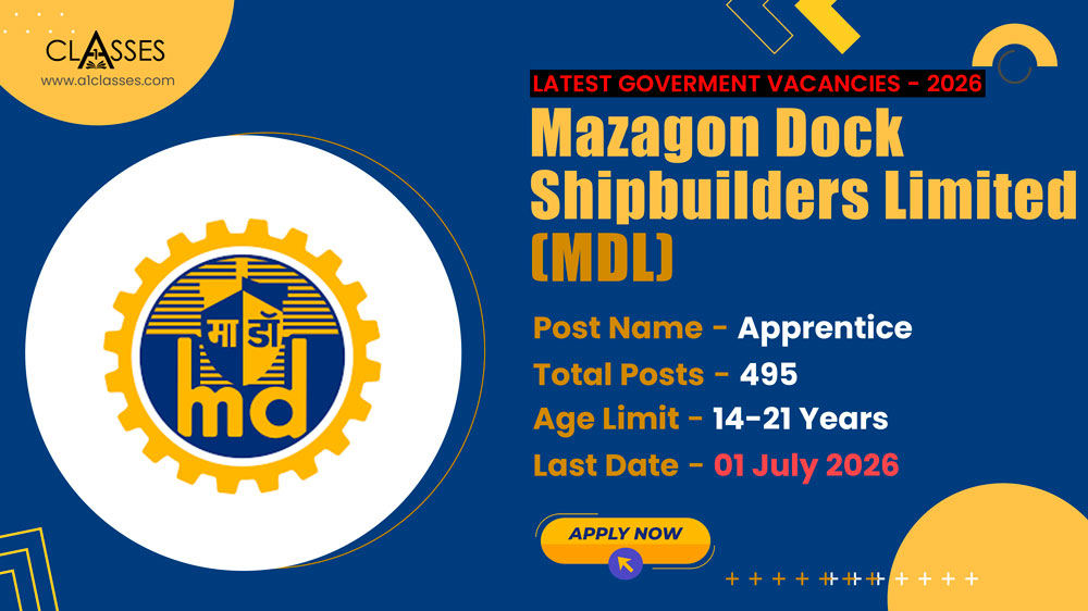 MDL Apprentices Recruitment 2026
