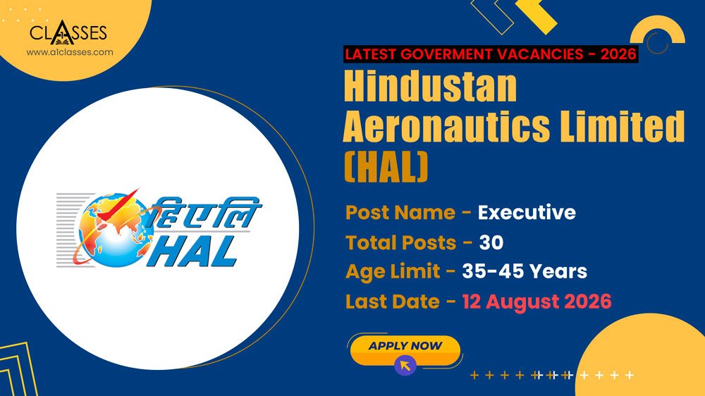 HAL Executive Recruitment 2026 – 30 Posts HAL Executive Recruitment 2026