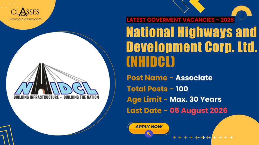 NHIDCL Associate Recruitment 2026 – 100 Posts NHIDCL Associate Recruitment 2026