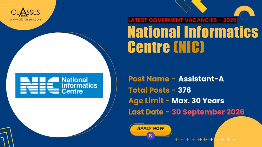 NIC Scientific/Technical Assistant Recruitment 2026