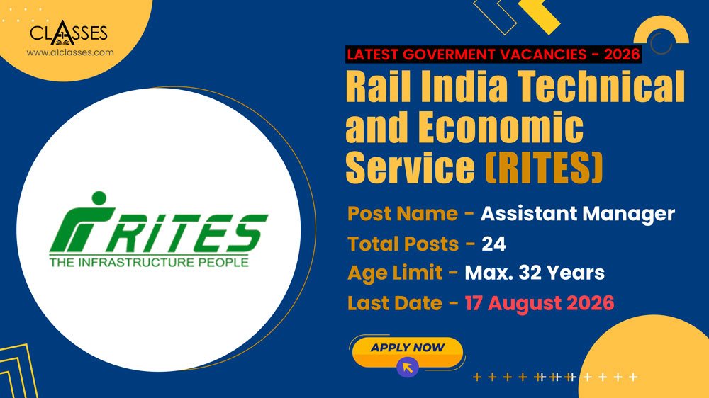 RITES Assistant Manager Recruitment 2026