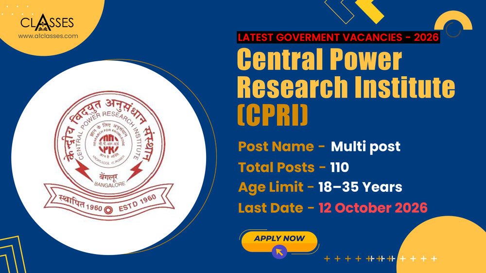 CPRI Recruitment 2026