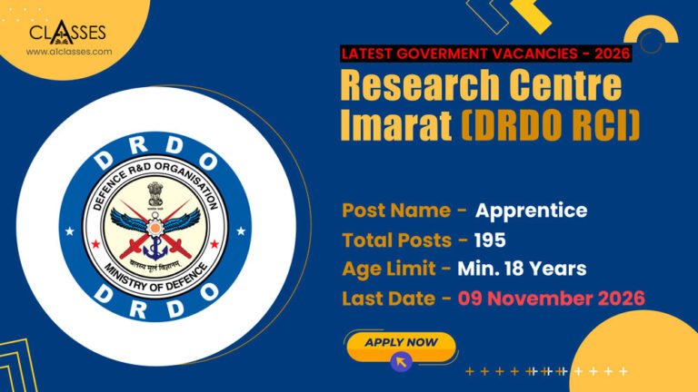 DRDO RCI Apprentice Recruitment 2026