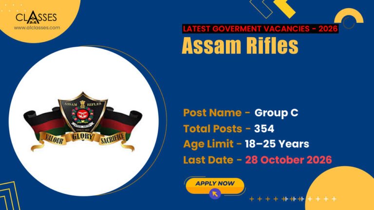 Assam Rifles Recruitment 2026