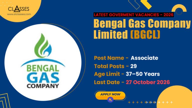 BGCL Recruitment 2026 – 29 Posts BGCL Recruitment 2026